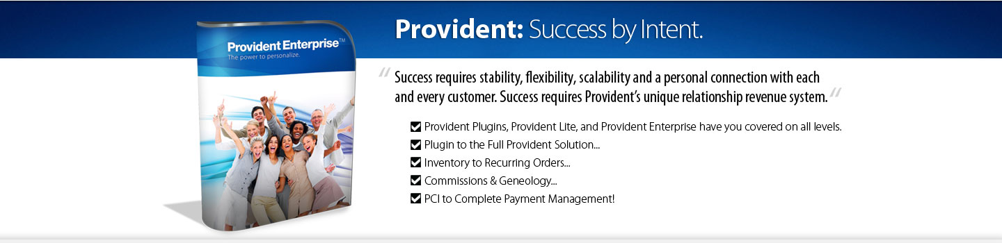 Provident: Success by Intent.